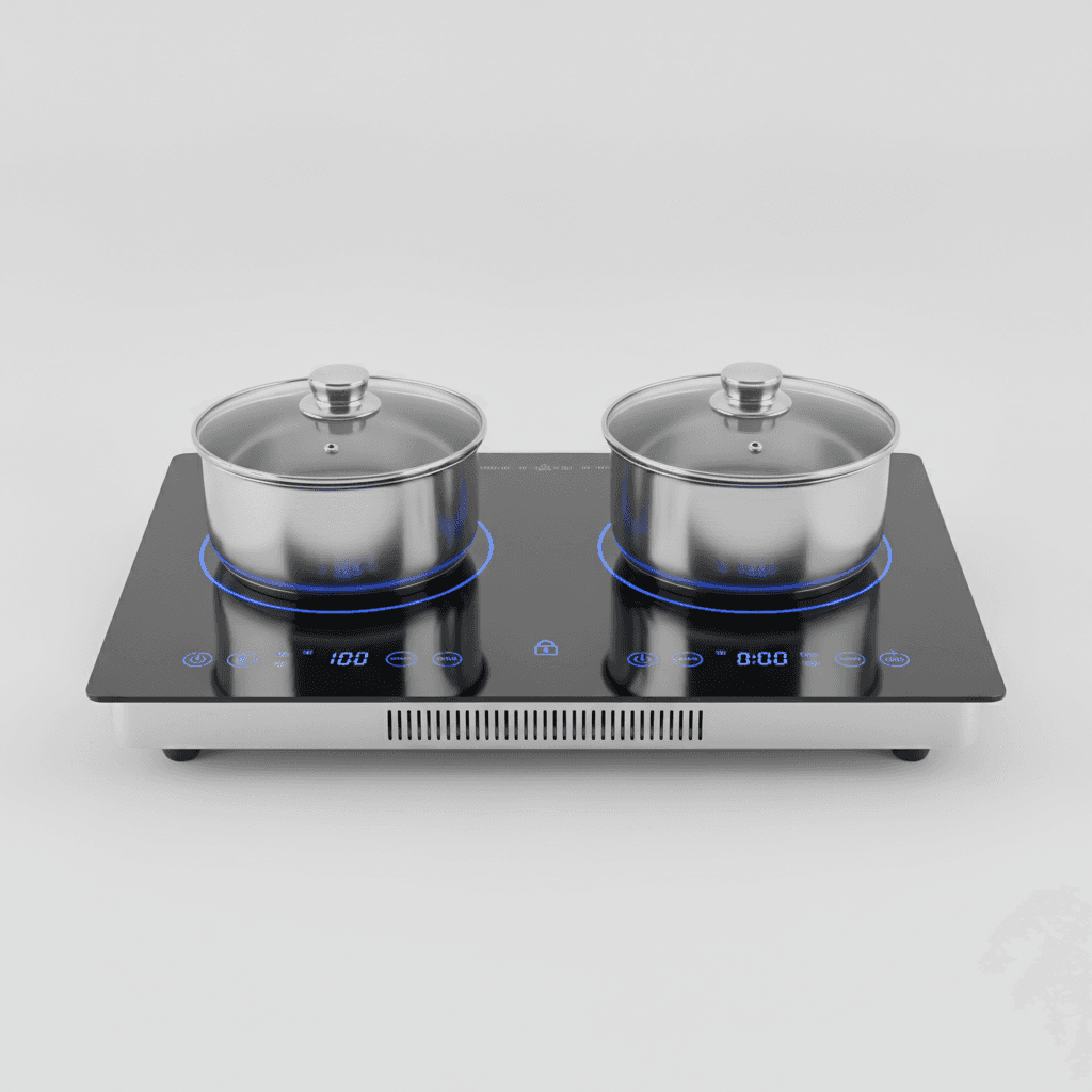 Plaque à Induction Portable — Double Feu 3500W