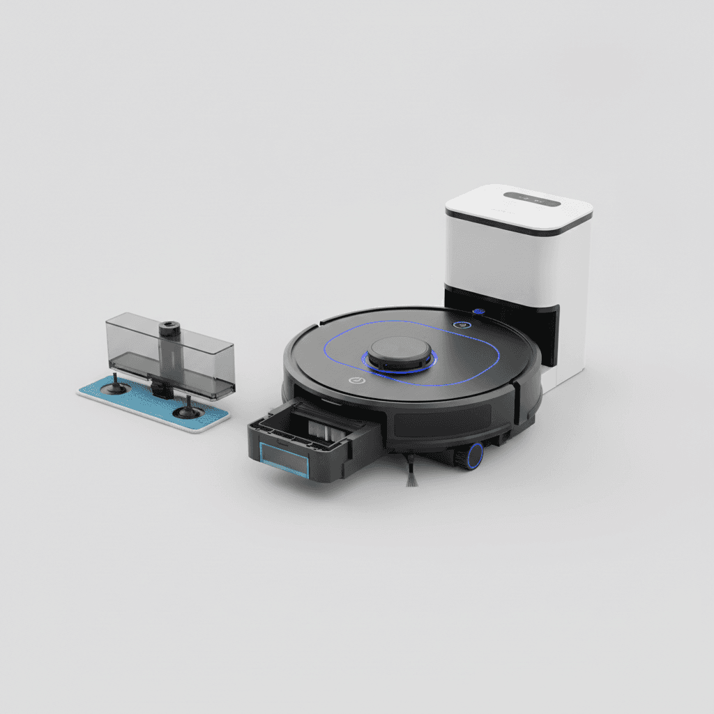 Robot Aspirateur Connecté — Cartographie Laser