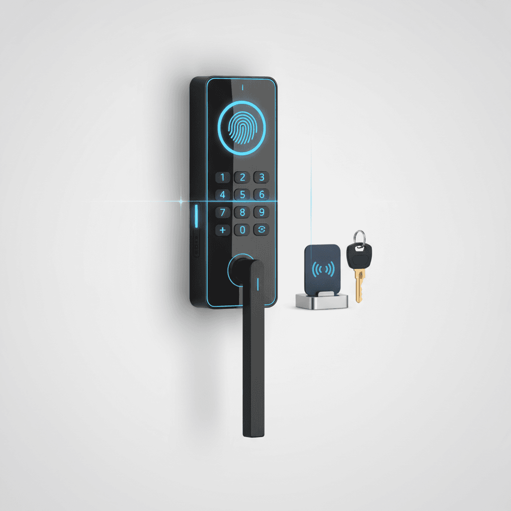 Serrure Connectée — Empreinte + Code + App - Image 1
